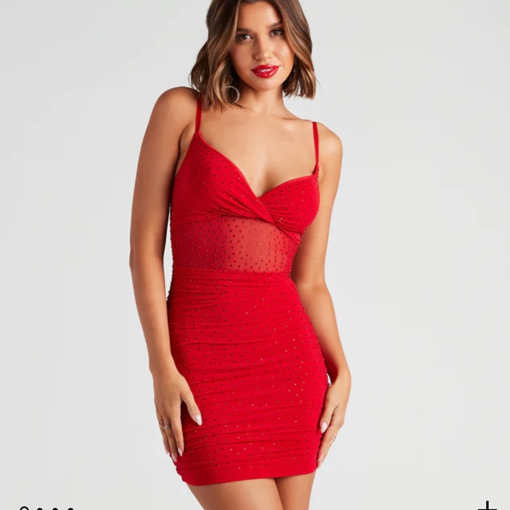 windsor red dress